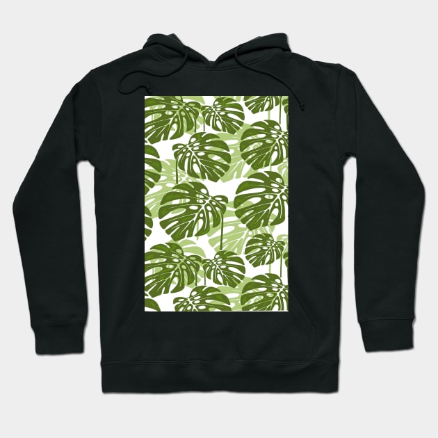 Monstera Wood Hoodie by giantplayful